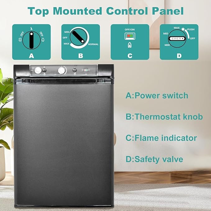 βοΈπ₯ Outdoor 2-in-1 Fridge ποΈ Compact Propane & Electric