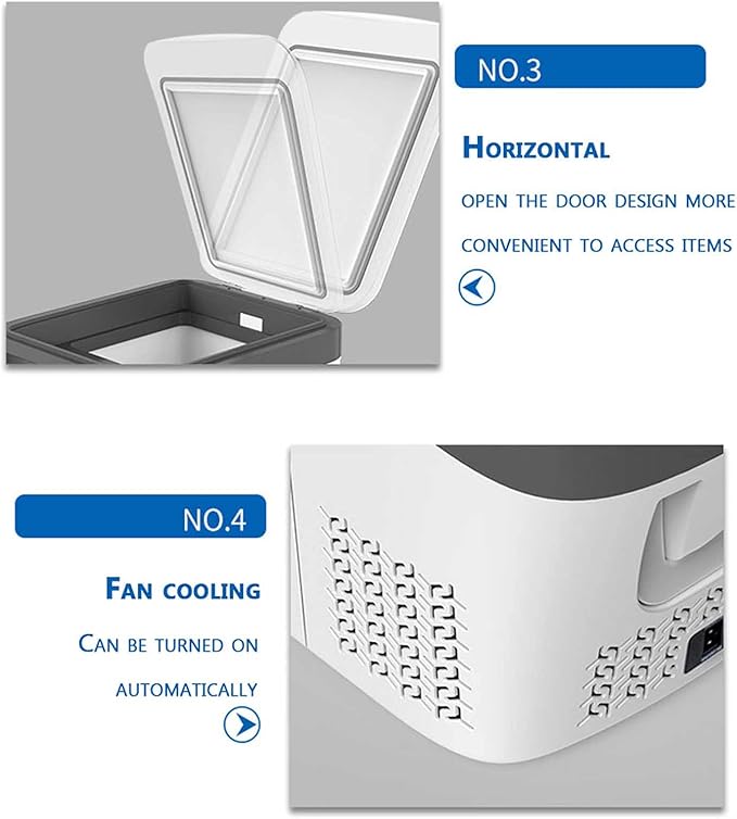 ❄️🚗 Portable Car Fridge Cooler 🏕️ Electric Travel Refrigerator