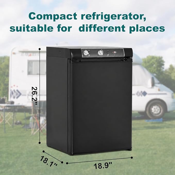 ❄️🔥 Outdoor 2-in-1 Fridge 🏕️ Compact Propane & Electric