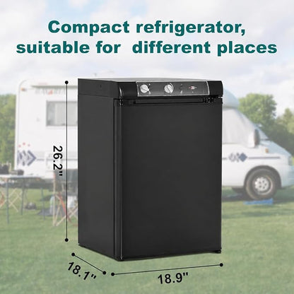 ❄️🔥 Outdoor 2-in-1 Fridge 🏕️ Compact Propane & Electric