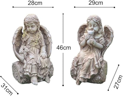 💏🌿✨ Kissing Bird Figurine – Resin Lovebirds Statue for Garden & Home