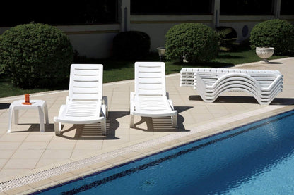 🏖️☀️ Outdoor Chaise Lounge Chair 🌴 Modern Poolside Recliner