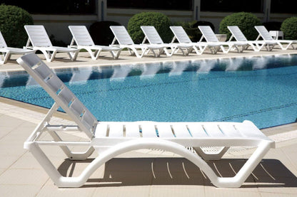 🏖️☀️ Outdoor Chaise Lounge Chair 🌴 Modern Poolside Recliner
