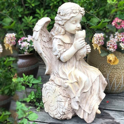 💏🌿✨ Kissing Bird Figurine – Resin Lovebirds Statue for Garden & Home