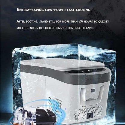 ❄️🚗 Portable Car Fridge Cooler 🏕️ Electric Travel Refrigerator