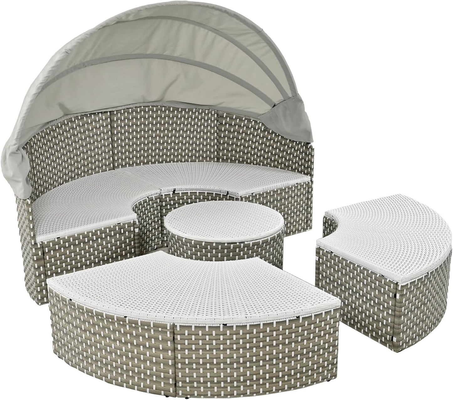 🛋️🌴 Outdoor Sectional Sofa Set ☀️ Luxury Patio Lounge