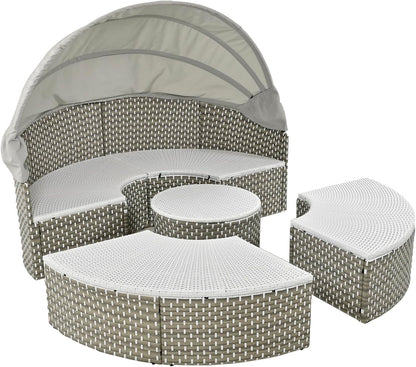 🛋️🌴 Outdoor Sectional Sofa Set ☀️ Luxury Patio Lounge