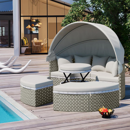 🛋️🌴 Outdoor Sectional Sofa Set ☀️ Luxury Patio Lounge
