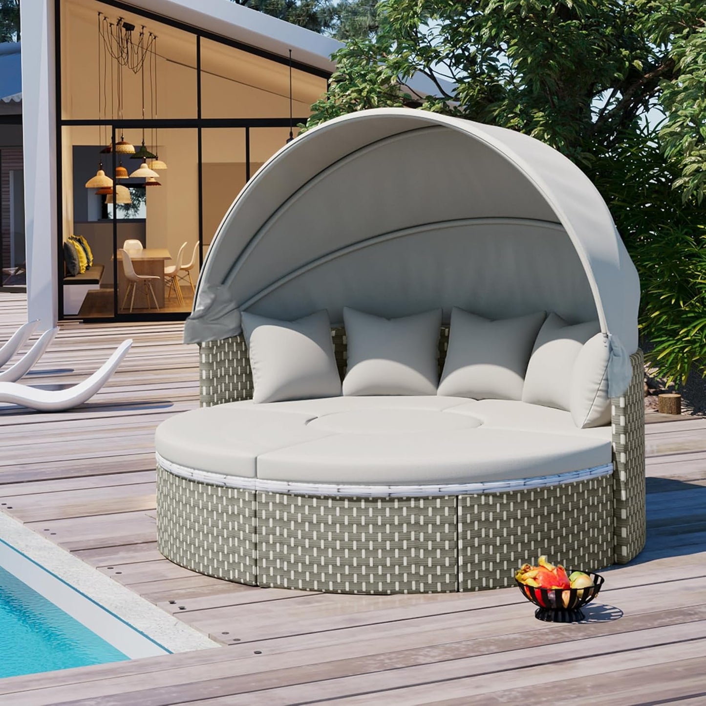 🛋️🌴 Outdoor Sectional Sofa Set ☀️ Luxury Patio Lounge